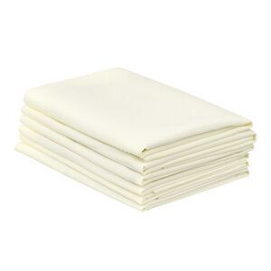 6 Pack Polyester Napkins for Restaurant Dinner Banquet 19x19inch Beige